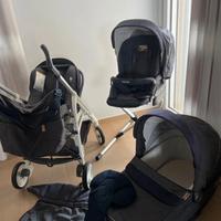 Trio inglesina + borsa + staffa + riduttore