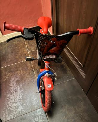 Bicicletta x bambini  spider-man