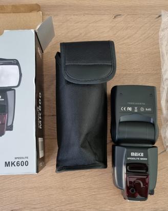 Flash Speedlite Meike MK600 per Canon