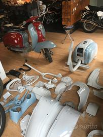 LAMBRETTA 125 B. RESTAURATA NUOVA. 1949
