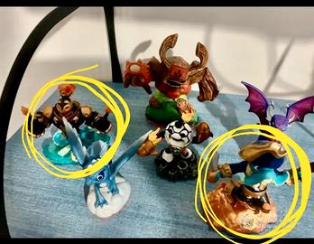 4 personaggi Skylanders WII