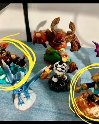 4 personaggi Skylanders WII