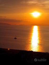Mansarda in uliveto vista mare