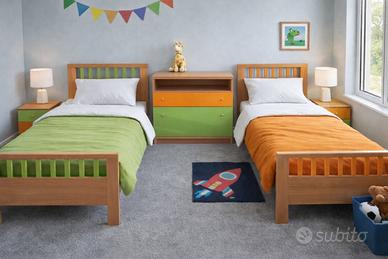 CAMERETTA BAMBINI 2 LETTI