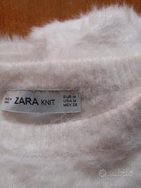 Maglietta maniche lunghe  ZARA in tessuto effetto