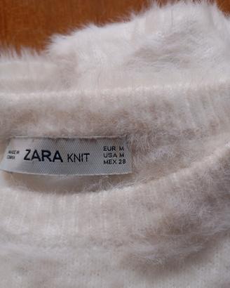 Maglietta maniche lunghe  ZARA in tessuto effetto