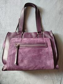 Borsa Carpisa vera pelle e scamosciato.
