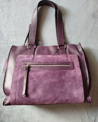 Borsa Carpisa vera pelle e scamosciato.