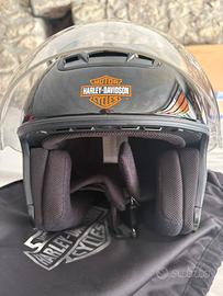 Casco harley jet visiera