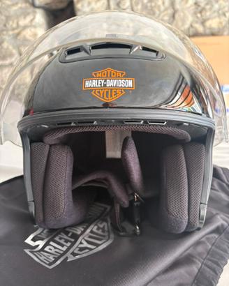 Casco harley jet visiera
