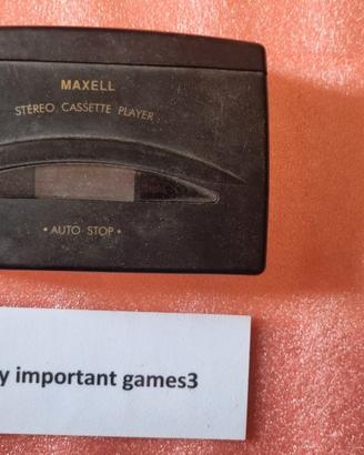 1461-Maxell Stereo Cassette Player