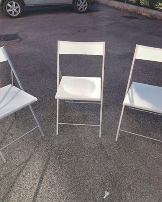 Sedie in plastica pieghevoli