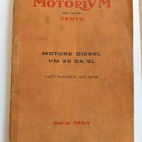 Manuale Motore VM 35 DA-SL – serie 1964
