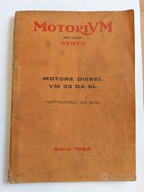 Manuale Motore VM 35 DA-SL – serie 1964