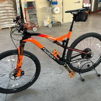 Bici willer in carbonio bimortizzata