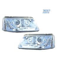 FARI VOLKSWAGEN VW T5 03-09 LUCE DIURNA A LED FOND