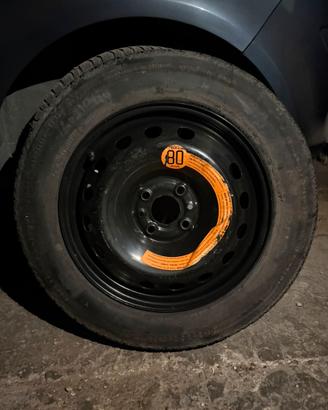 Ruotino di scorta Fiat originale 125/90 R15