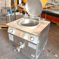 pentolone indiretto a gas professionale usato