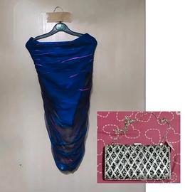 vestito a fascia+ pochette 