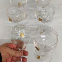 Coppe vintage in cristallo 24% Cam by Alfieri 1974