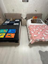 Due letti da una piazza e mezza(Asta del mobile)