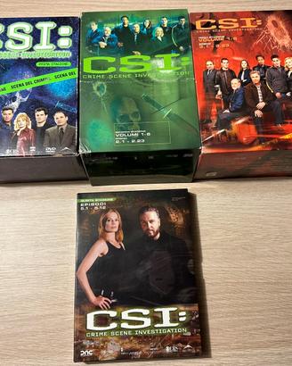 CSI cofanetti DVD stagioni 1-2-3-5