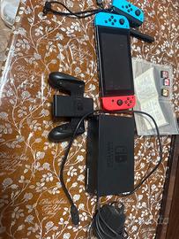 Nintendo switch 3 joystick e 3 giochi