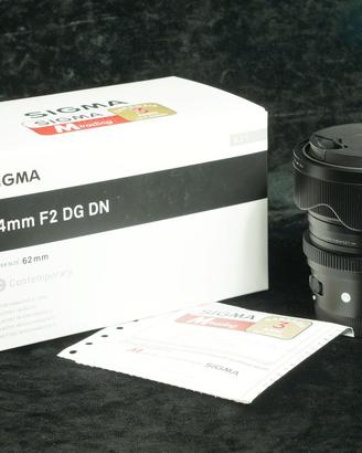 Sigma 24mm DG DN f2.0 attacco Sony E