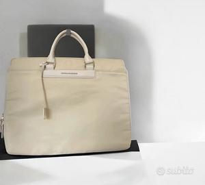 Cartella piquadro panna