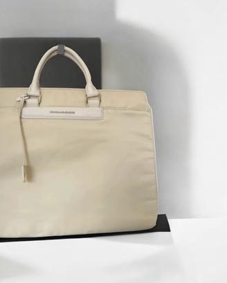 Cartella piquadro panna