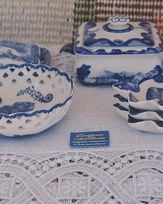 servizietto mignon blu