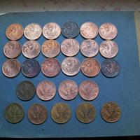 27 monete da 10 centesimi ape  impero date diverse