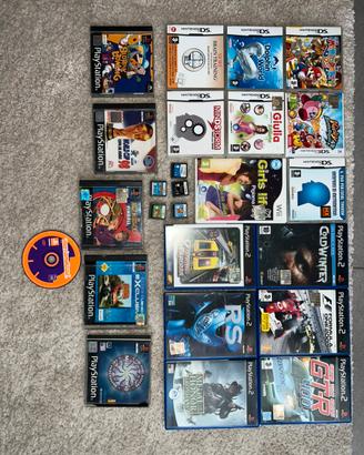 Lotto giochi PS1 PS2 wii DS