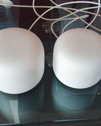 Set 4x Google Nest Wifi (router + 3 punti) con ali