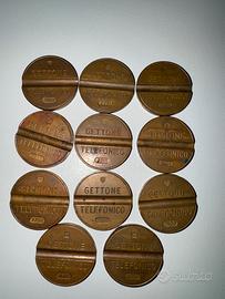 Lotto gettoni telefonici vintage anni ‘70 SIP