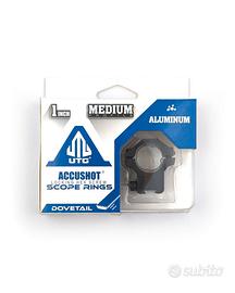 UTG Anelli Medi 25 mm per slitte Dovetail - 1"