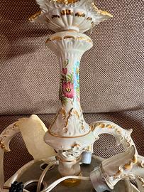 Lampadario decorato in ceramica in perfetto stato