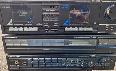 stereo hifi grundig radio e cassette