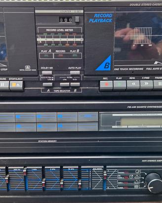 stereo hifi grundig radio e cassette