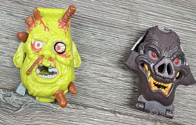Lotto 2 Mighty Max "Hairy Heads" - Mud Monster & V