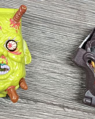 Lotto 2 Mighty Max "Hairy Heads" - Mud Monster & V
