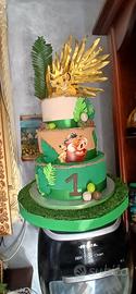 torta scenografica re' leone 