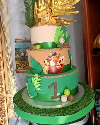 torta scenografica re' leone 