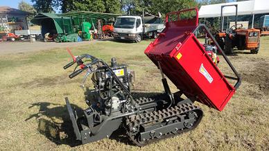 Motocarriola a cingoli portata 5 ql rib idraulico