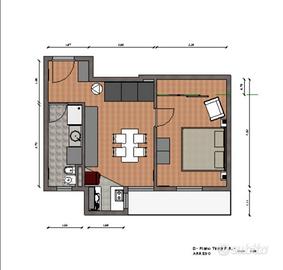 Milano Romolo bilocale 5 piano con posto auto