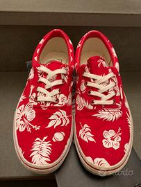 Vans rosse outlet basse