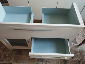 mobile bianco bagno ingresso mod. tulipano