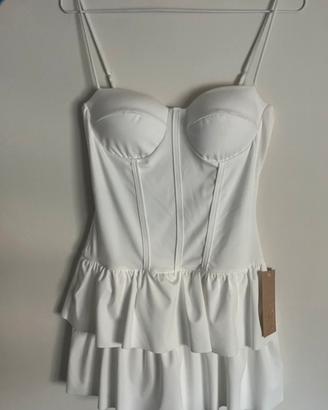 vestitino bianco - nuovo con cartellino