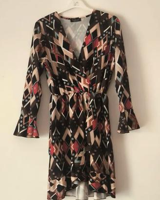 Abito fantasia geometrica New Fantasy