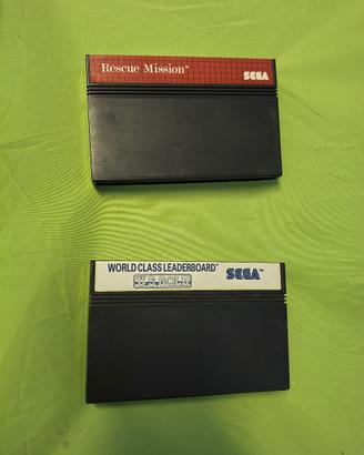 2 cartucce, videogiochi per Sega Master System
